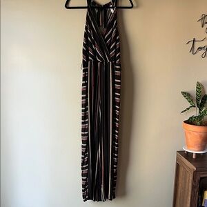 Xhilaration Multicolor Striped Maxi Dress